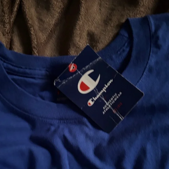 Champion Men's Classic Blue Tee - Picture 4 of 5